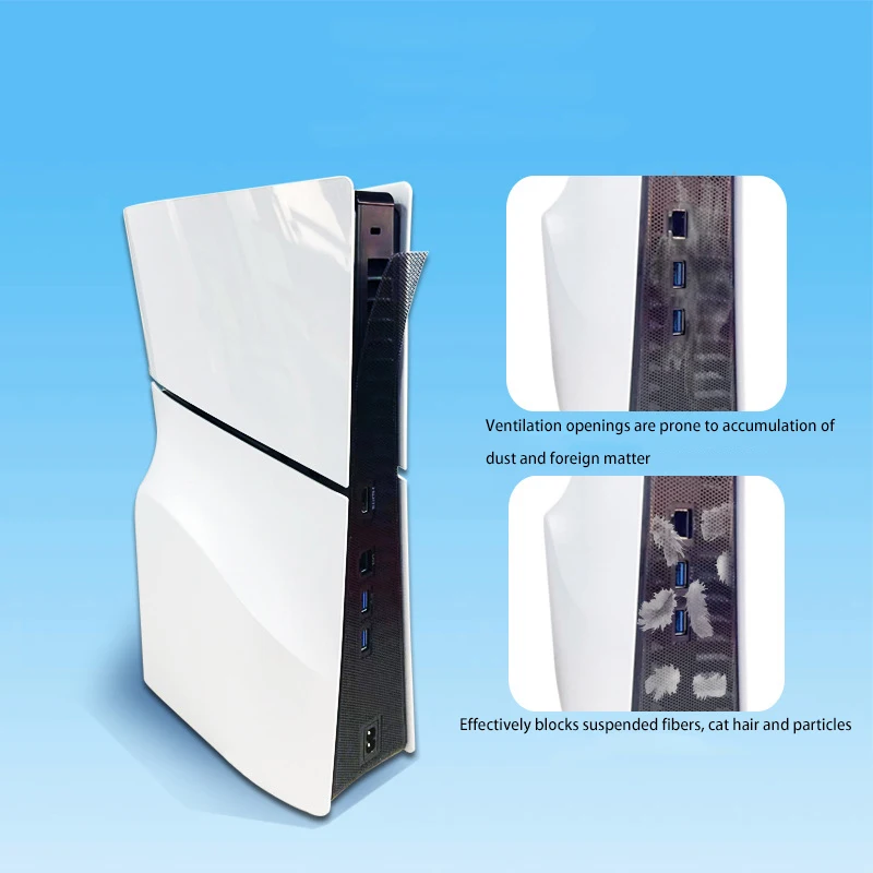 Dust Cover Net For PS5 Slim Console Side Dustproof Filter Cooling Vents Dirty Prevent Mesh Dust Net Accessories