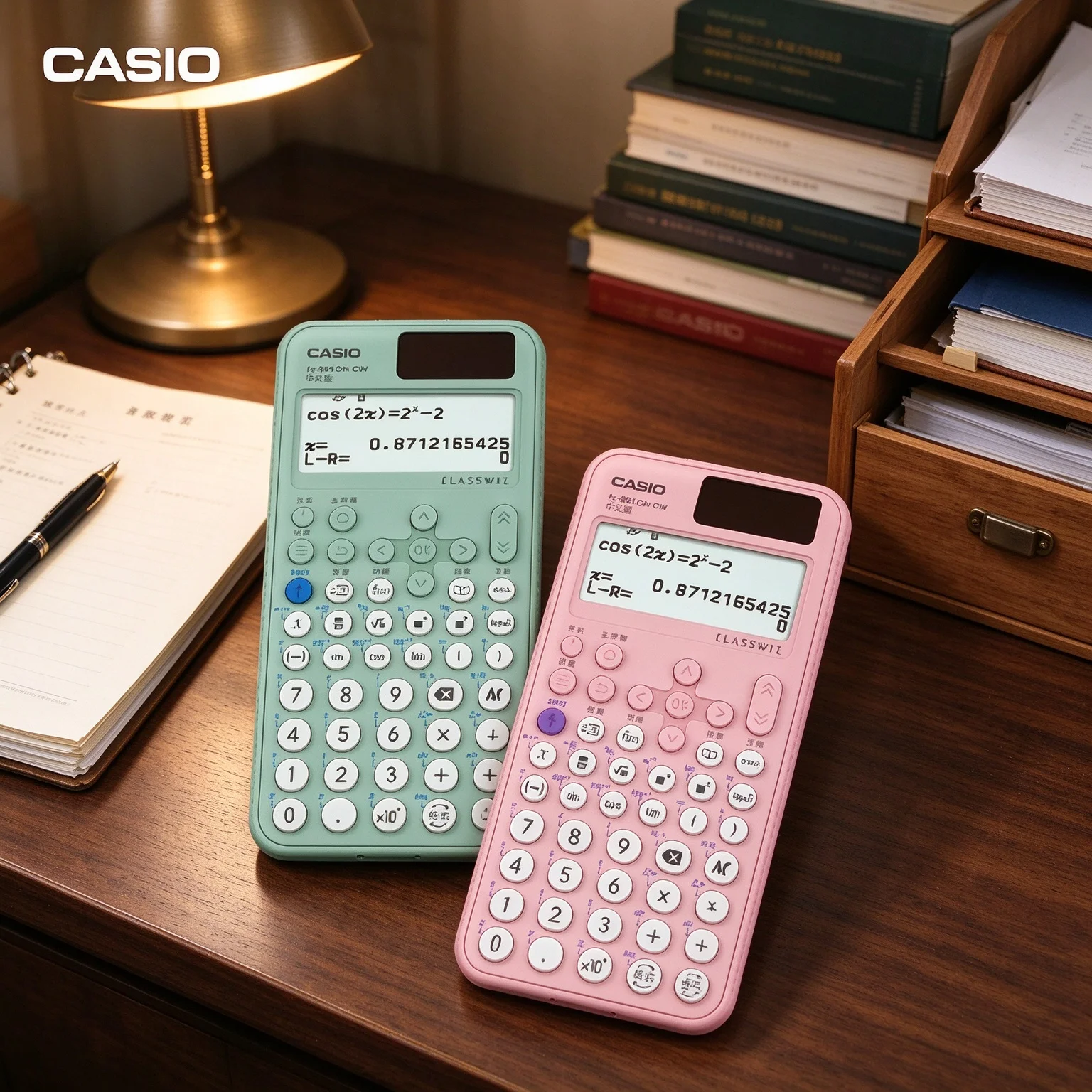 Casio /Matrix Calculator /School Calculator FX-991/FX-991CN-CWII FX-999/FX-999CN-CWII FX-50F Compact Easy Carry