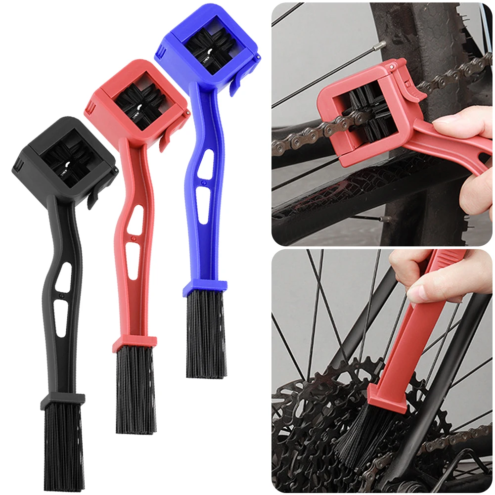 

Bike Chain Cleaning Brush Brush Scrubber Bicycle Chain Cleaner Motorcycle Chain Maintenance Cleaning Brush Bicycle Chain Washer