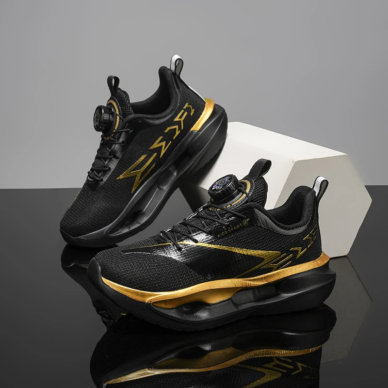Chaussures de sport pour enfants de marque, modèle 2026, chaussures de course pour garçons, en maille, pour loisirs, entraînement, antidérapantes, pour la marche quotidienne à l'école, tailles 31-40