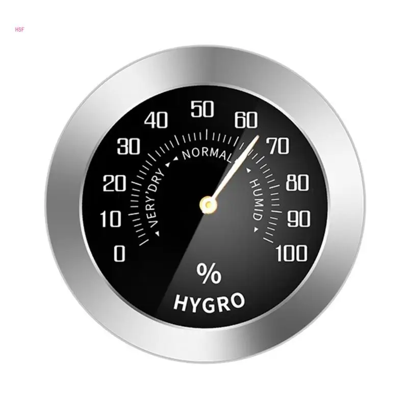 Mini Mechanical Temperature Humidity Detector Car Analog Thermometer/Hygrometer