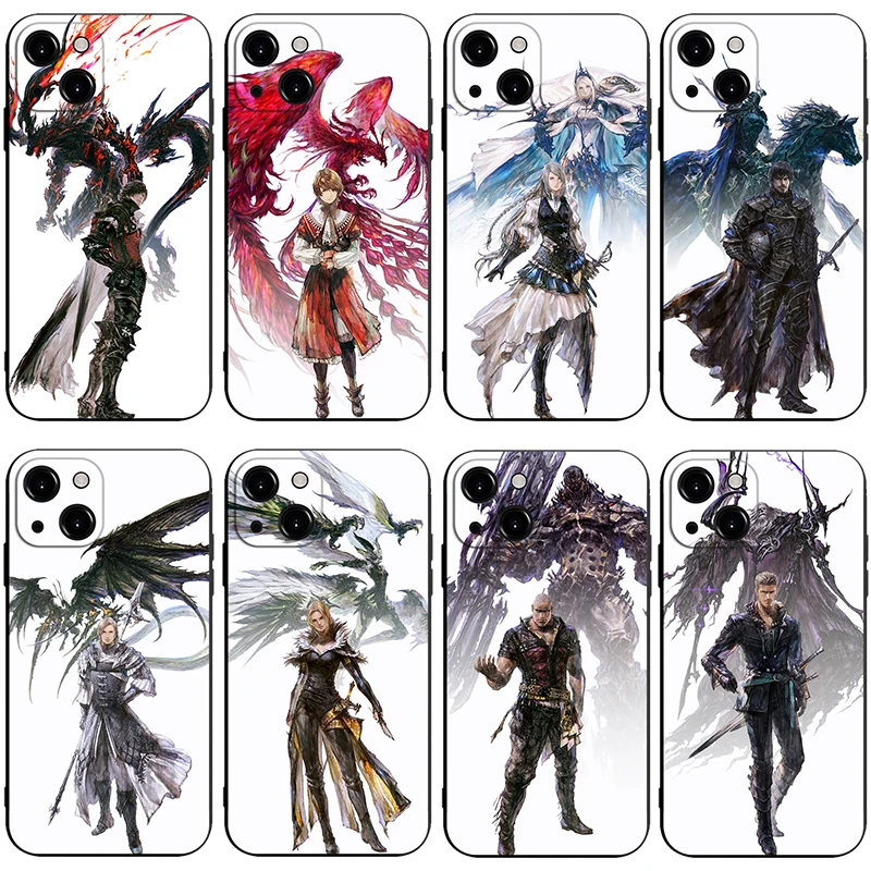 Funda de teléfono FF16 para iPhone, ffxv, Joel, Clive, Rosfield, Gibson, cidolfos, Benedikta, 14, 13, 12, 11 Pro Max, Mini, XS, X, XR, SE3, 2, 7, 8