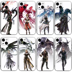 Funda de teléfono FF16 para iPhone, ffxv, Joel, Clive, Rosfield, Gibson, cidolfos, Benedikta, 14, 13, 12, 11 Pro Max, Mini, XS, X, XR, SE3, 2, 7, 8 Plus