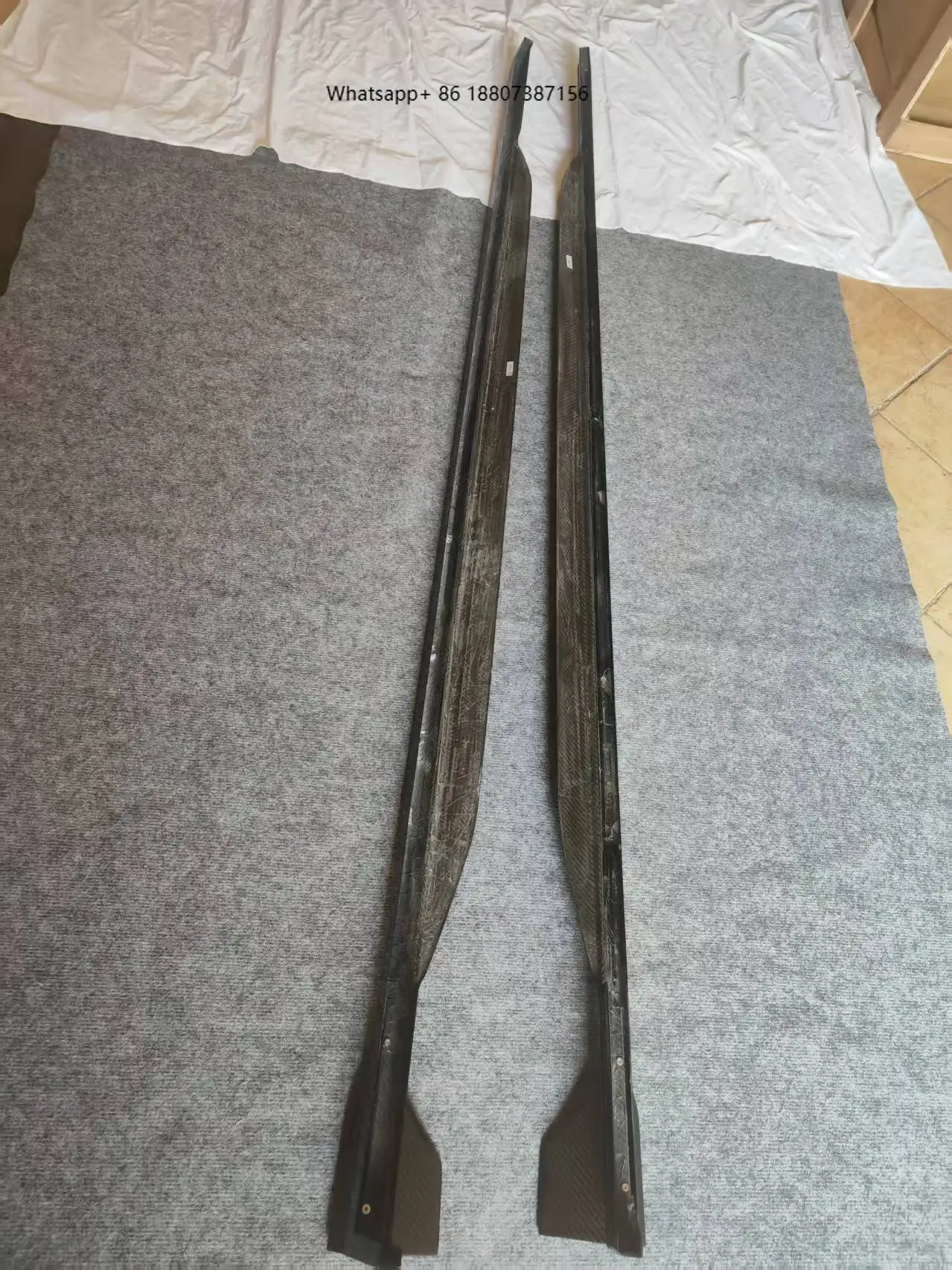 

High Quality Dry Carbon Fiber Side Skirt forAudi RS6 RS7 C8 Perfect Fitment