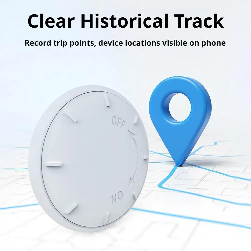

2026 Universal Smart Anti-Loss GPS Positioning via APP for Apple Find My Android HarmonyOS Mini Tag for Pet Child