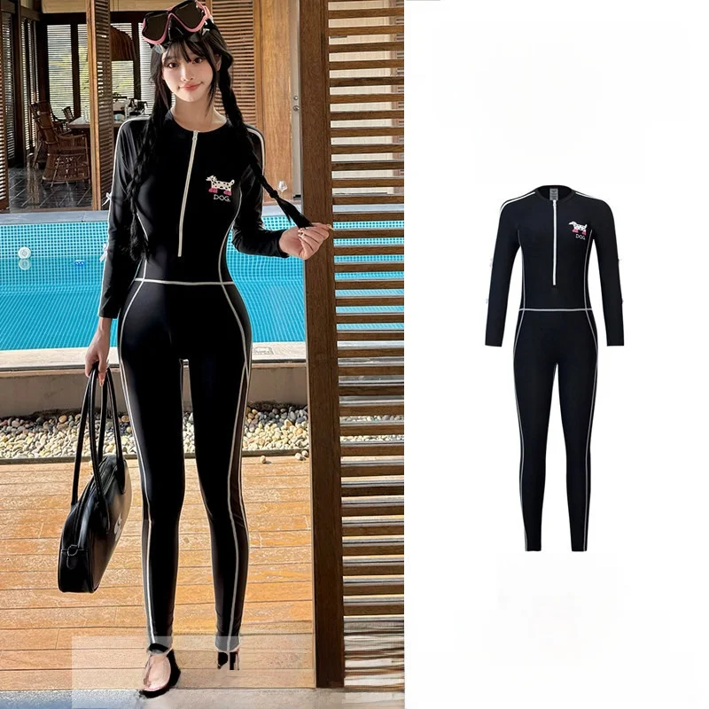 

Женский гидрокостюм для серфинга и плавания, полноразмерный, с защитой от солнца, профессиональный, от укусов медуз, быстросохнущий, для пляжа, снорклинга и дайвинга