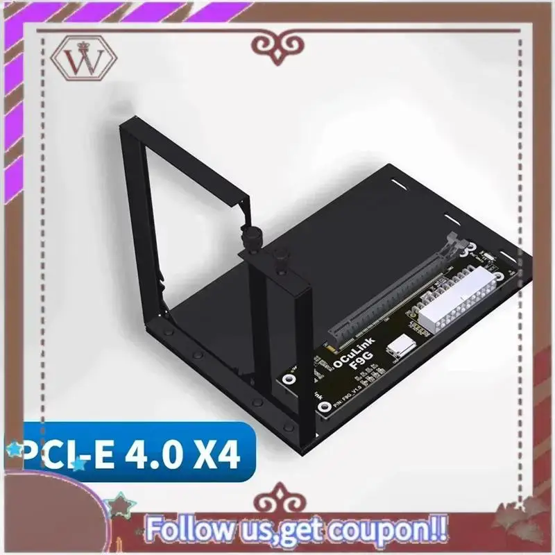 ABBG-F9G-BK7 EGPU Oculink Док-станция для графического процессора Pcie4.0 X4 Ноутбук для внешней видеокарты Адаптер M.2 Oculink к PCIE X16