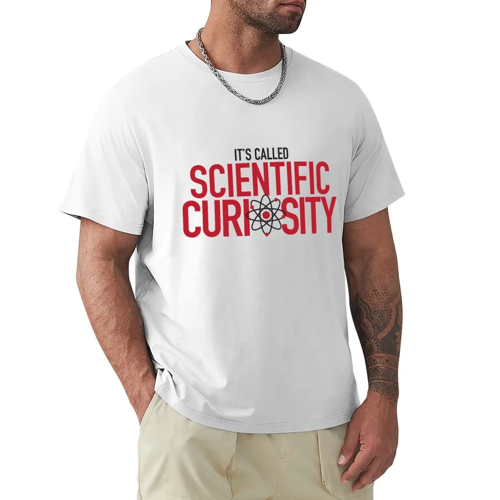 Scientific Curiosity T-shirt blacks vintage plain customs mens big and tall t shirts