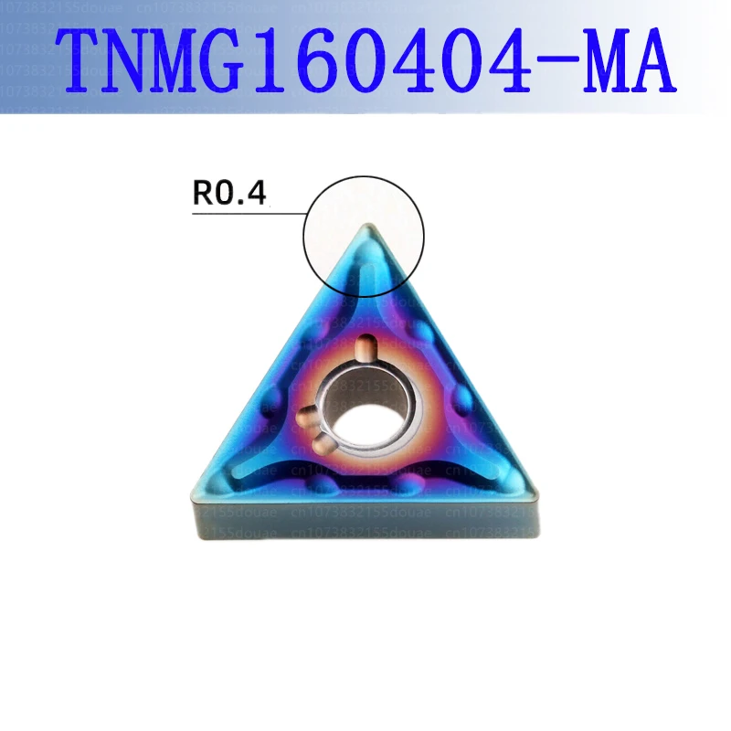 Imagem -03 - Inserções de Carboneto de Aço Endurecido Inoxidável Nano-azul Alta Dureza Corte Cnc Nmg Mgmn Tnmg Tnmg Vnmg Ccmt Dcmt Vcmt