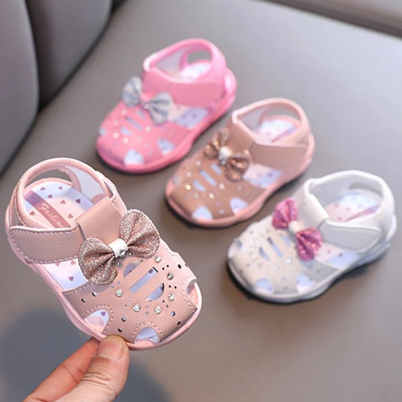 Summer Kids Sandals Cute Boy Non-slip Rubber Soles  Lovely Princess Shoes Elegant Comfortable   Non-slip Rubber Soles Lovely