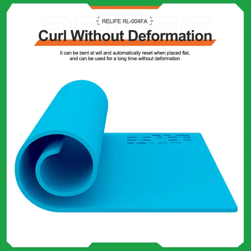 RELIFE RL-004FB RL-004FA Multifunctional High Temperature Heat Insulation Pad for Phone X-14 Dot Matrix Maintenance Mat