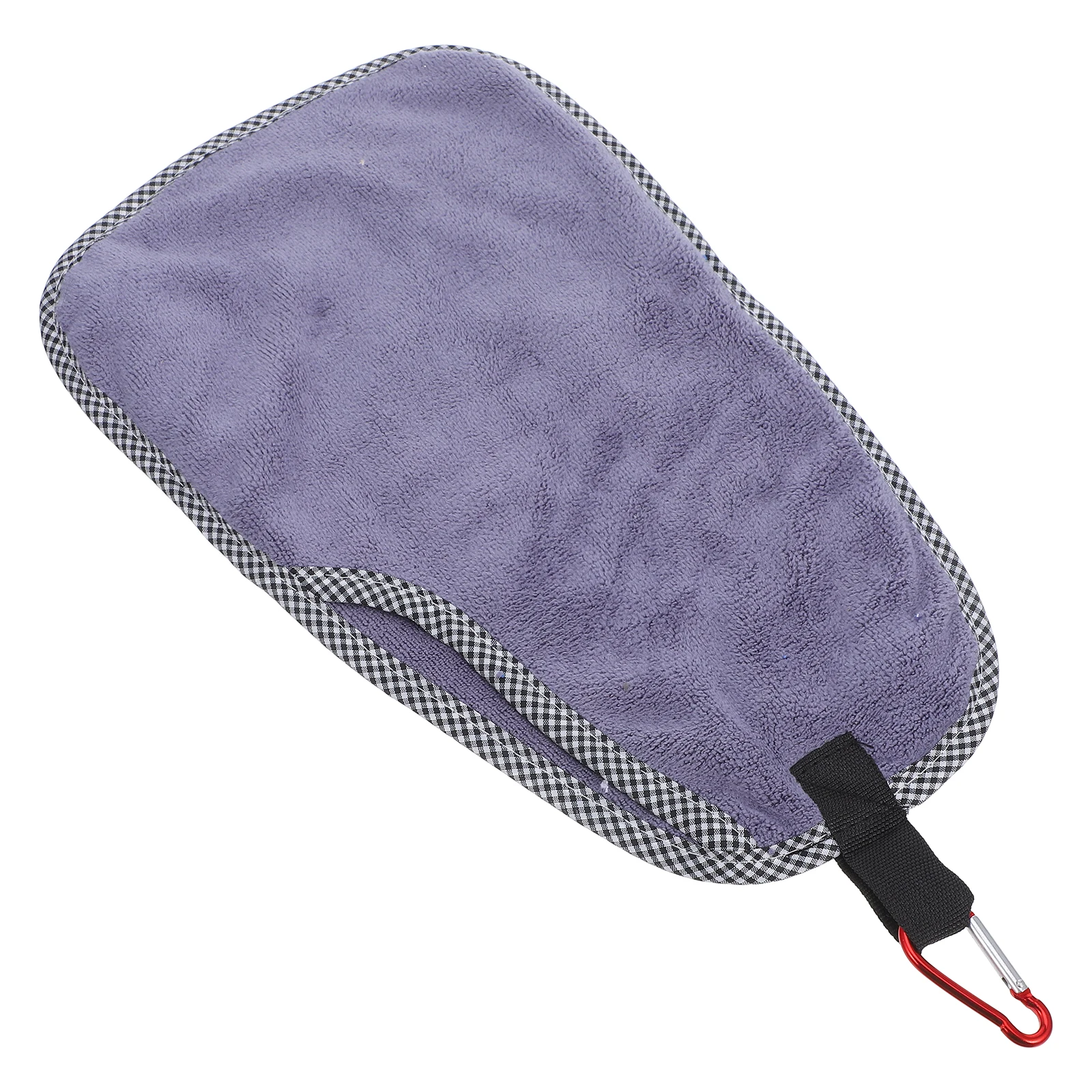 

Nonslip Towel Grey Cotton Metal Fish Catching Puncture Proof Hand Protection Rectangular Double Layer Design Photography Fishing
