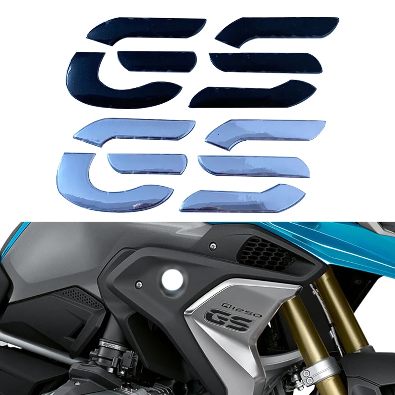 2pcs Motorcycle Helmet Fuel Tank Pad Stickers Body Waterproof Decals ADV Adventure Decoration for BMW R1200GS R1200 R 1250 GS