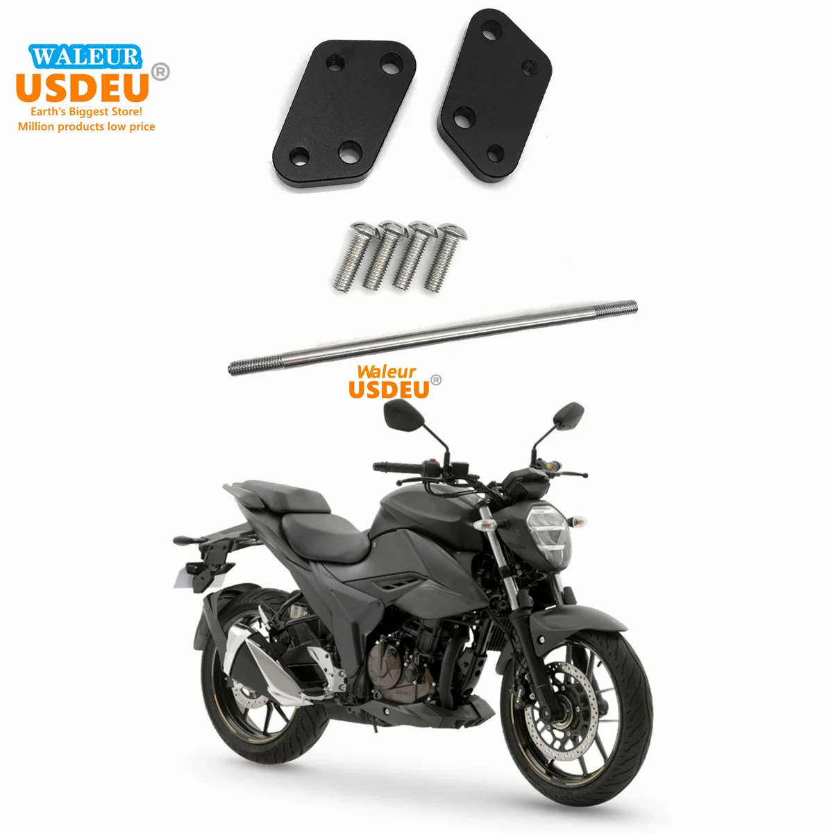 Motorcycle Rear Set Foot Pegs Rest for SUZUKI Gixxer 250 SF 20 21 22 2020 2021 2022