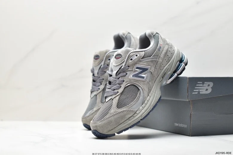 NewBalance-Baskets de marche et de course unisexes, Chaussures en maille respirante, Anti-irritation, Anti-baume, Rétro, Antidérapant, Portable, Hommes, Femmes, NB2002, 2002