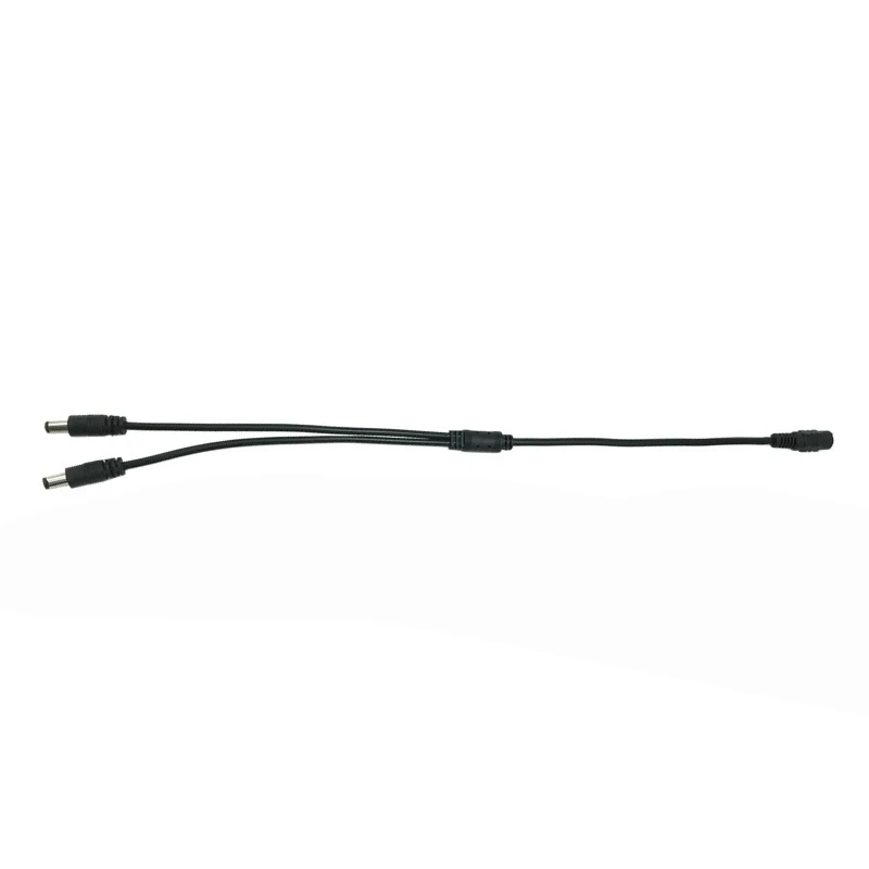 12V DC 1 Female To 2 Way Male Power Plug Splitter Cable CCTV Led Strip