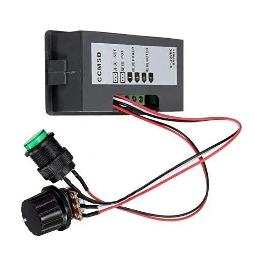 CCM5D Digital Display PWM DC Motor Governor 6V12V24V Stepless Speed Switch Controller Display Case