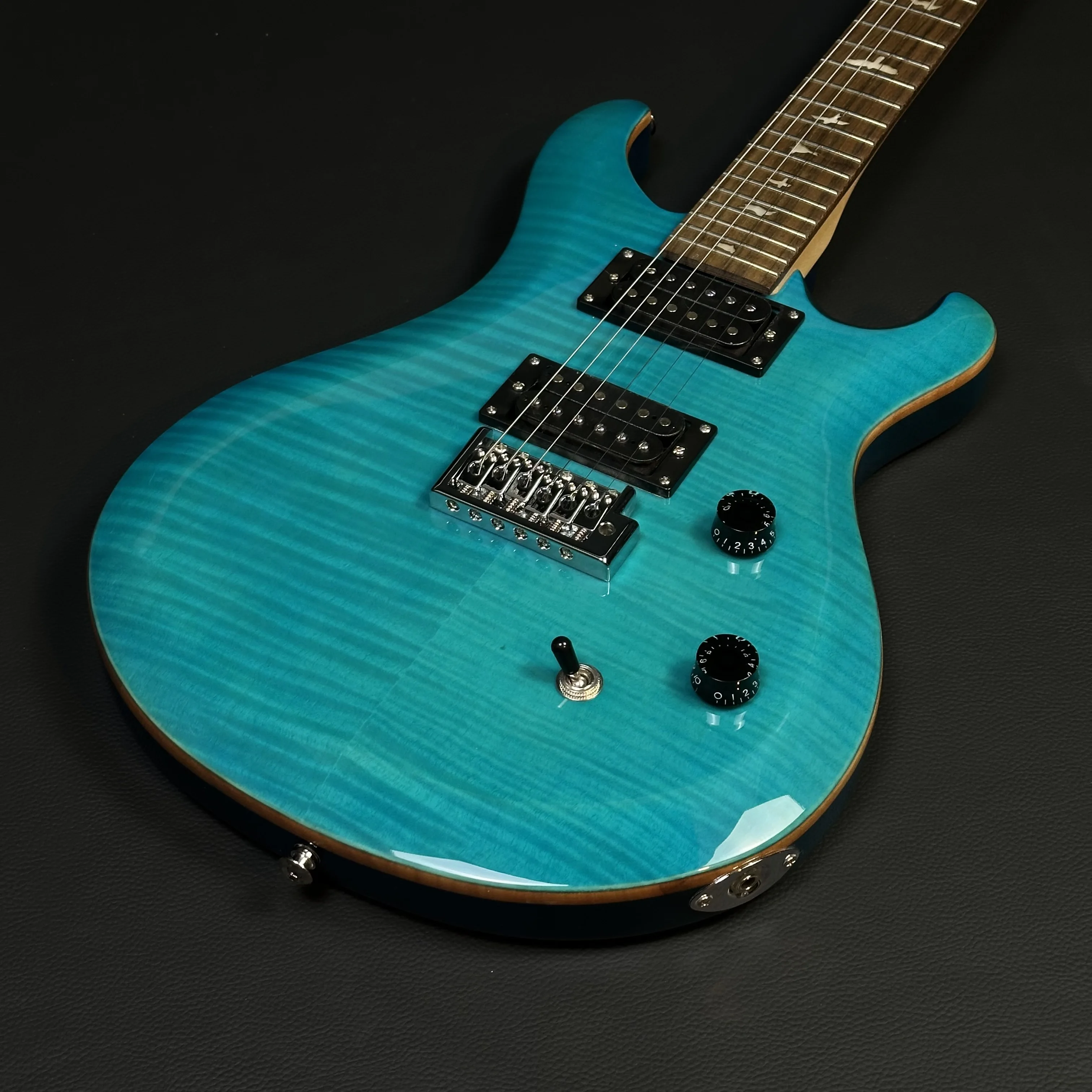 

Free Shipping Black Rosewood Neck Mahogany Body PRS Custom Electric Guitar