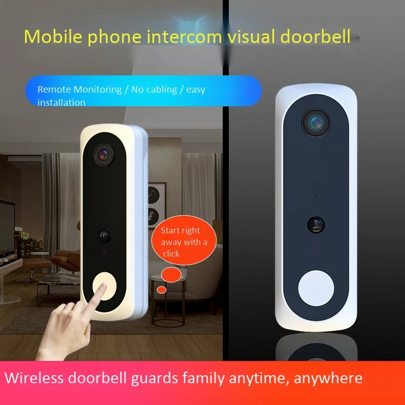 

New V20 Smart Wifi Video Doorbell Camera Visual Intercom With Chime Night Vision IP Door Bell Wireless Home Security Camera