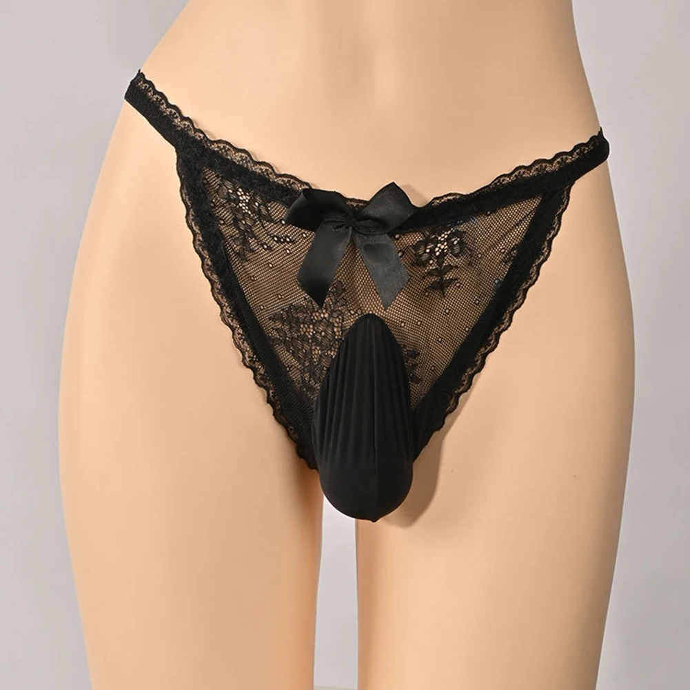 

Черные трусы с шариком, стринги, применимые трусики с мешочком для пола, рекомендуемая длина одежды