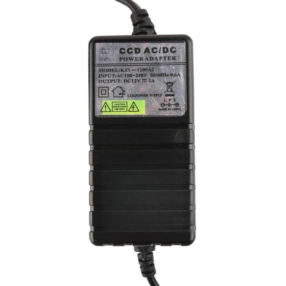 For Wall‑Mountable Dual Line Power Adapter 12V 2A For CCTV Camera Router Security Device (010)