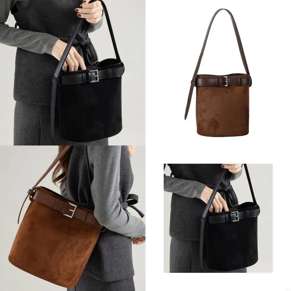 

Элегантная замшевая сумка на плечо, многофункциональная модная сумка Undrearm для повседневного использования