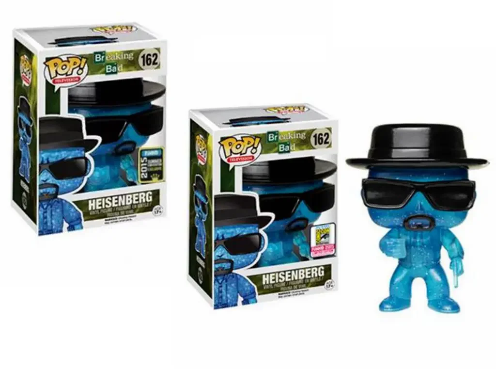 Funko pop Breaking Bad Heisenberg blue wear glasses 162# Vinyl Action Figure Collection Models Toys for kids