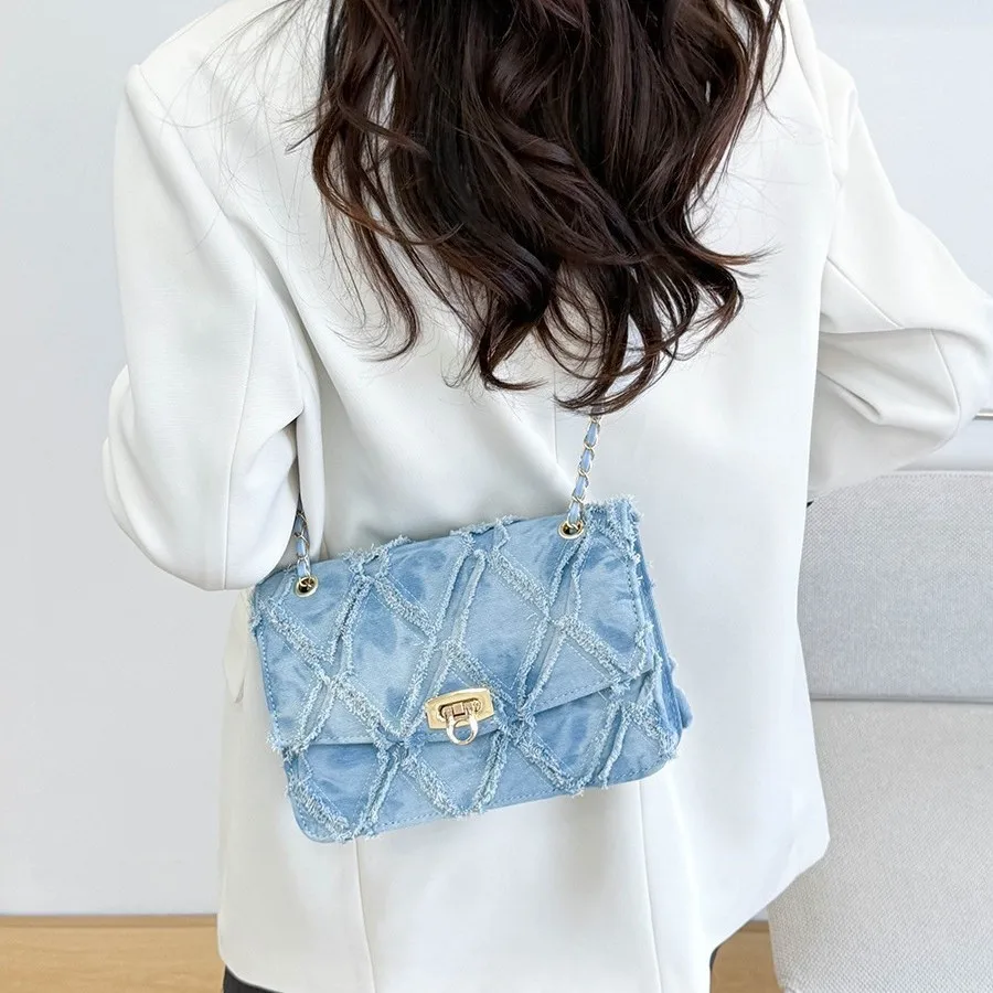 

2025 Korean Style Tote Bag, Spacious Shoulder Purse for Women, Minimalist Top Handle Crossbody, Chic Day to Night Bag, Textured