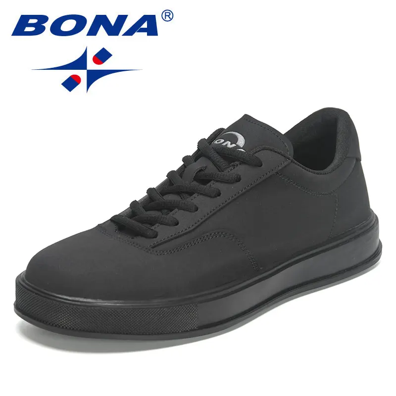 BONA 2023 New Designers Man Leisure Footwear Outdoor Sneakers Men Brand Shoes High Quality Breathable Anti-Slip Walking Shoes