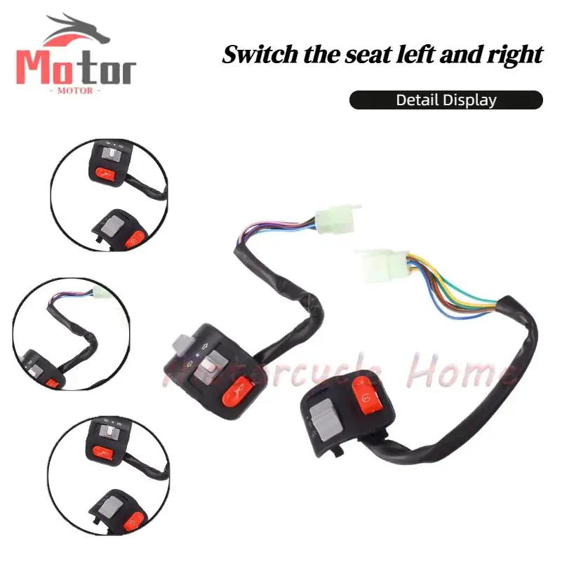 Handlebar Controller Switches for Yamaha Electric Bike Scooter Signal Electric Fog Light Horn ON-OFF Button Switch