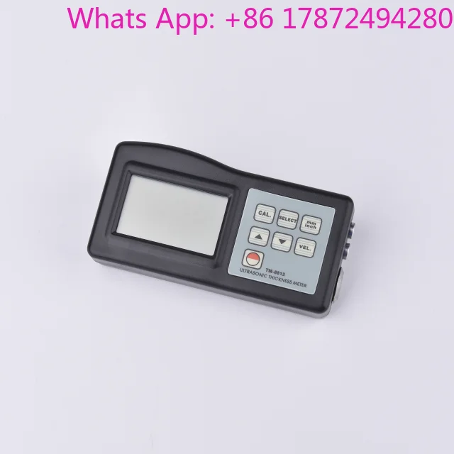Floor Slab Ultrasonic Thickness Tester Digital Glass Paint Galvanized Coating Meter