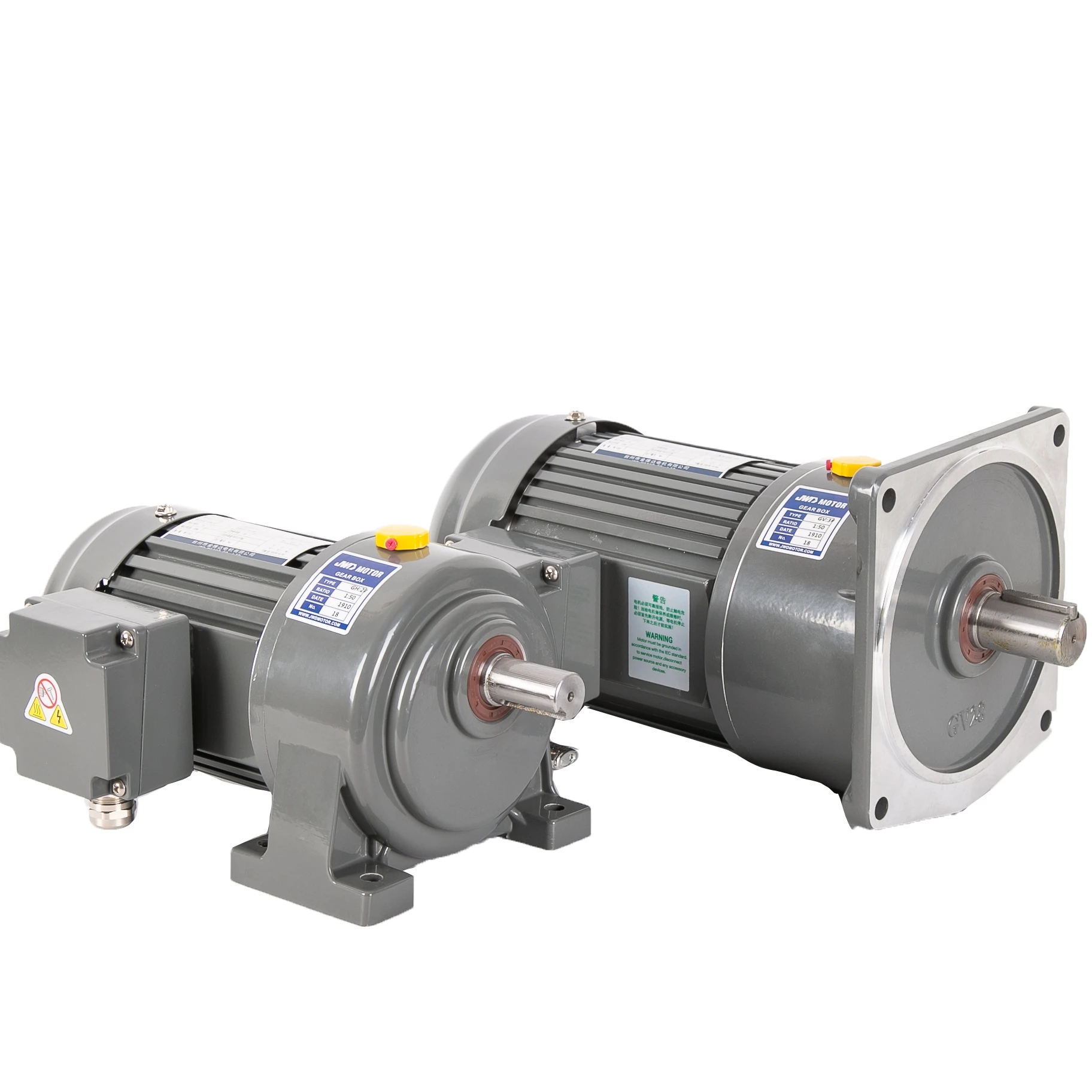 JWD-GV Series Motor Gearbox Redutor, Instalação Vertical Média, Monofásico, 200W, Médio