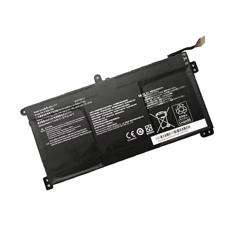 SQU-1717 7.7V 4550mAh 35.03Wh  Laptop Battery For Hasee Thor KINGBOOK U65A QL9S04 U-1717 PN:916QA108H