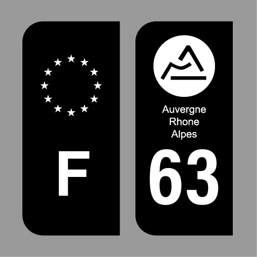 F SK سيارة رقم لوحة ملصق الاتحاد سلوفاكيا رقم لوحة الشارات لا فرنسا العلم Brexit الفينيل ملصقات السيارات #1