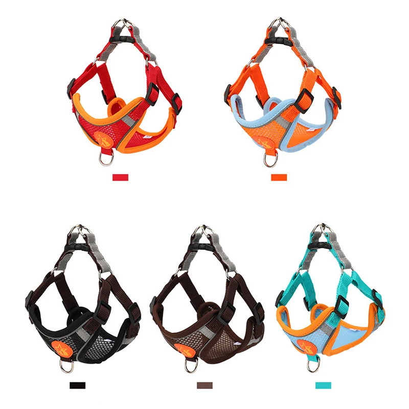 Chest Harness Pet Supplies Accessories Pet Chest Strap Braces Cat Dog Vest Breathable Reflective Walk Dog Chest Back Rope Collar