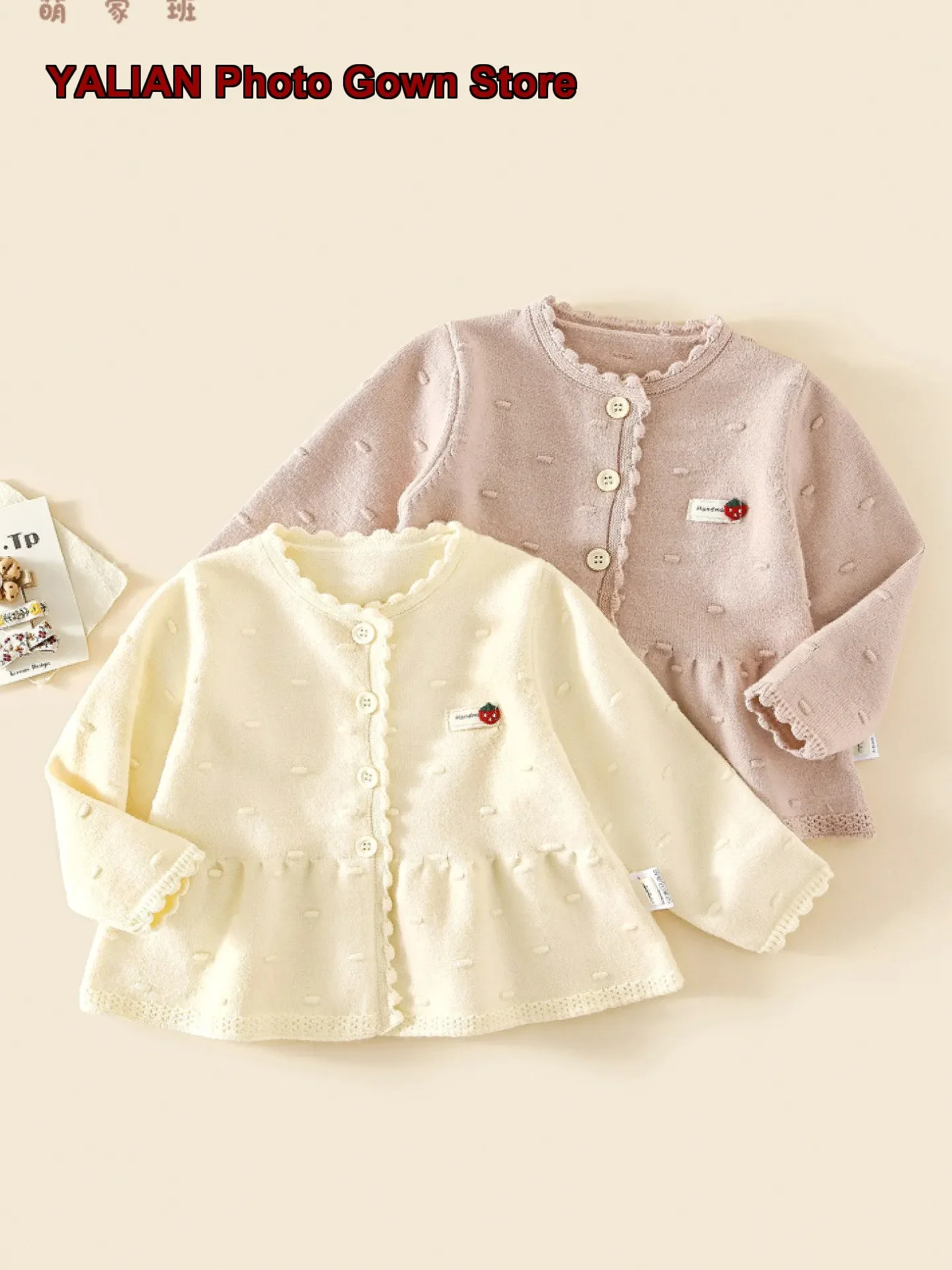 Girls Cardigan Kids Early Autumn Knit Top Casual Stylish Outerwear Newborn Toddler
