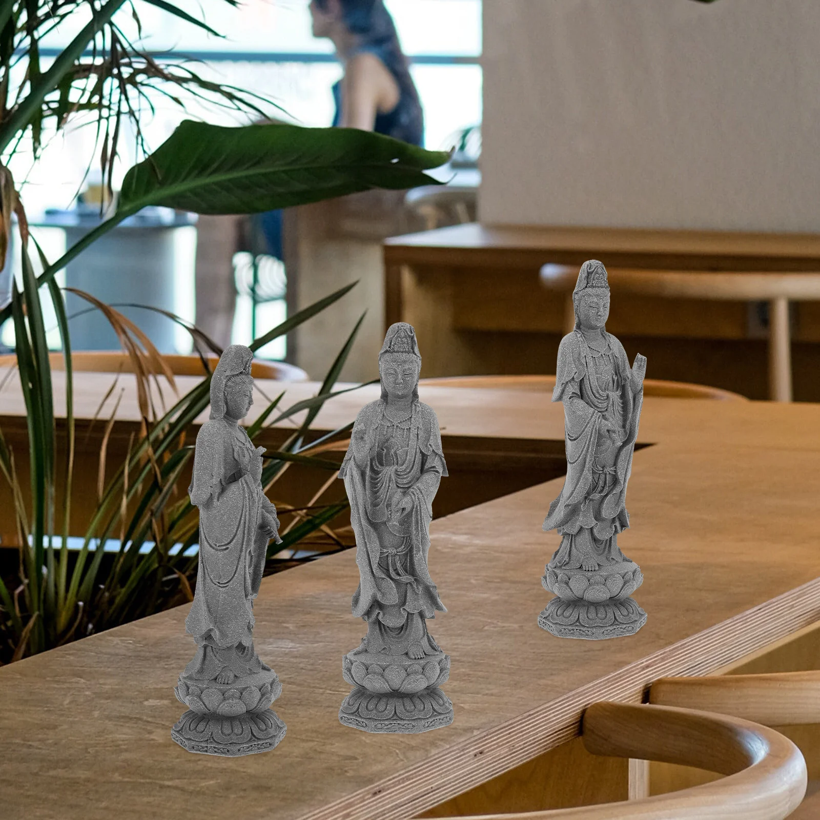 

Decorative Avalokitesvara Buddha Statue Garden Sculpture for Home Yard Office Indoor Decoration Buddha Statue Vintage Crafts