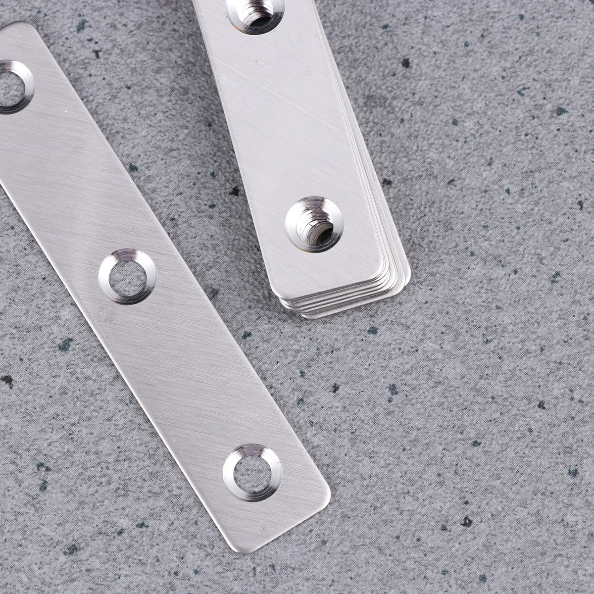 

10Pcs Stainless Steel Fixed Plate Corner Brace L-Shape 80x80mm Strong Steel Corner Brace Angle Bracket Connector