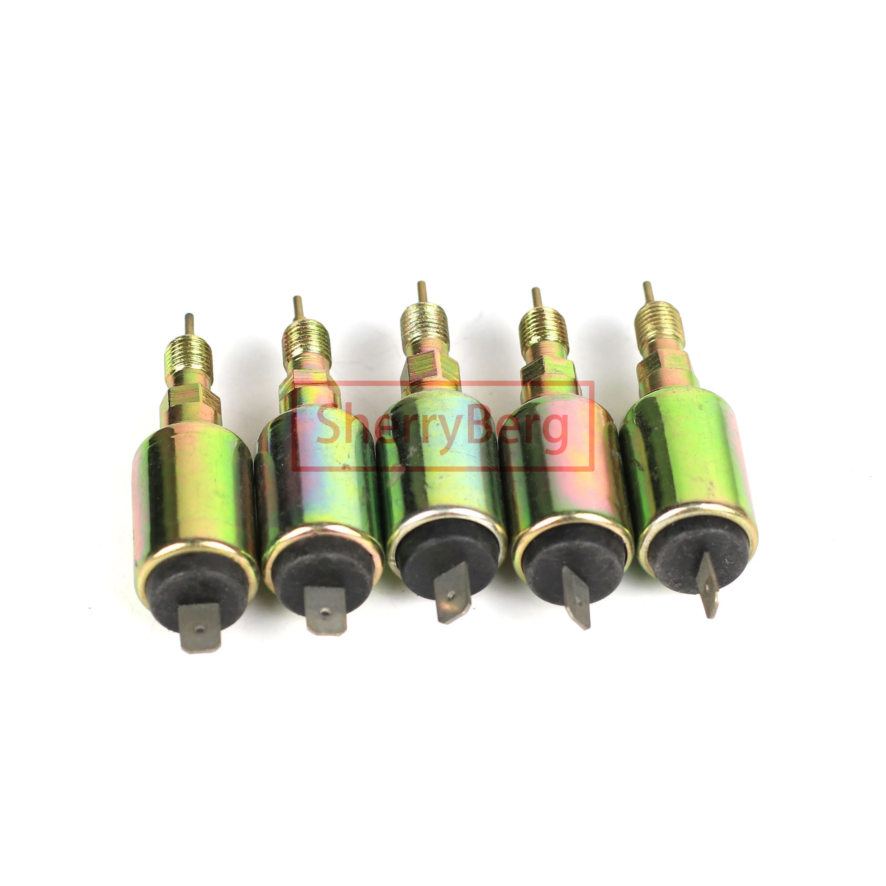 SherryBerg NEW CARB Carburetor Carburettor IDLE STOP SOLENOID OE 111 129 413 A  for VOLKSWAGEN VW BUG BUS  30PICT Pict 6V  5pcs