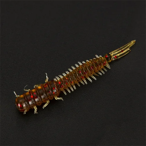 Imagen 2 del producto Nuevo 20 piezas nuevo Mini señuelo de pesca suave 0,45g/45mm Ocean Rock señuelo lubina pez suave Swimbait cebo Artificial aparejos de pesca