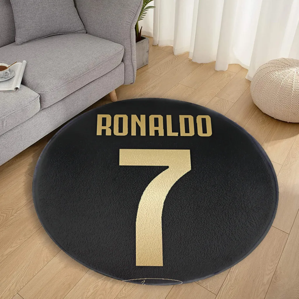 

Home Circular Carpet Rug Bathroom CR7-Cristiano Mat Retro Multiple Choice Living Room Kitchen Non-Slip Alfombra