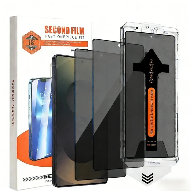 

2 шт. для Samsung Galaxy S26 Ultra S25 S24 Plus: Защитное стекло с функцией конфиденциальности, автоматическое удаление пыли, без пузырьков