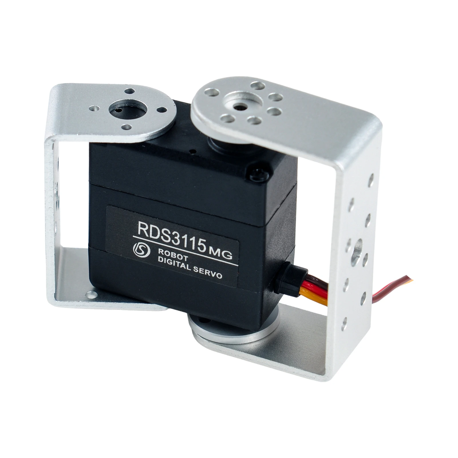 17 キロデジタルサーボ RDS3115 MG 180/270 度メタルギア U スタンド DIY 電源部品サーボ RC ロボット機械アームモデル