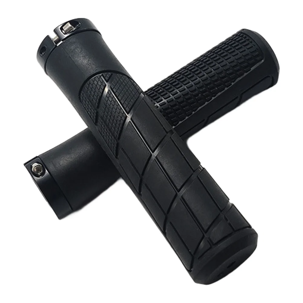 Lock On Bicycle Grip Bicycle Grip Single-sided Grips Lock-on Grips High-density Rubber Material Dirt-proof Design