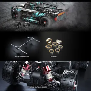 هايبر جو MJX 14301 14302 14303 1/14 4WD RC سيارة 65 كم / ساعة فرش 2.4G جهاز التحكم عن بعد للسيارة على الطرق الوعرة عالية السرعة RC سيارات لعبة شاحنة أعلى 6 شاحنة مصغرة مبيعات 1 14 - No1