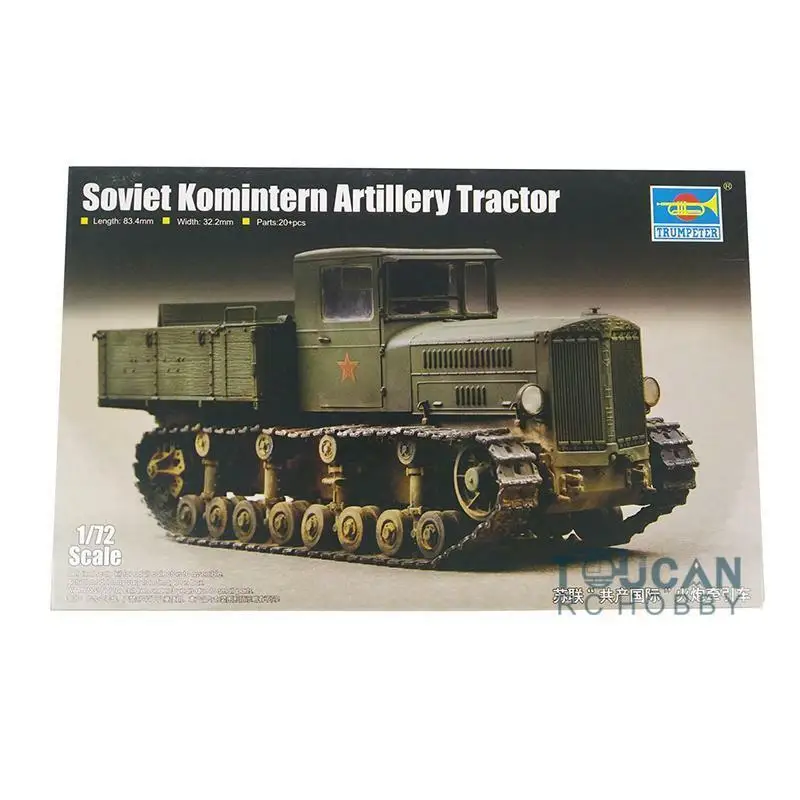 

1/72 Trumpeter 07120 Soviet Komintern Artillery Tractor Assembly Model Kit DIY Toys for Collecting TH05612-SMT2