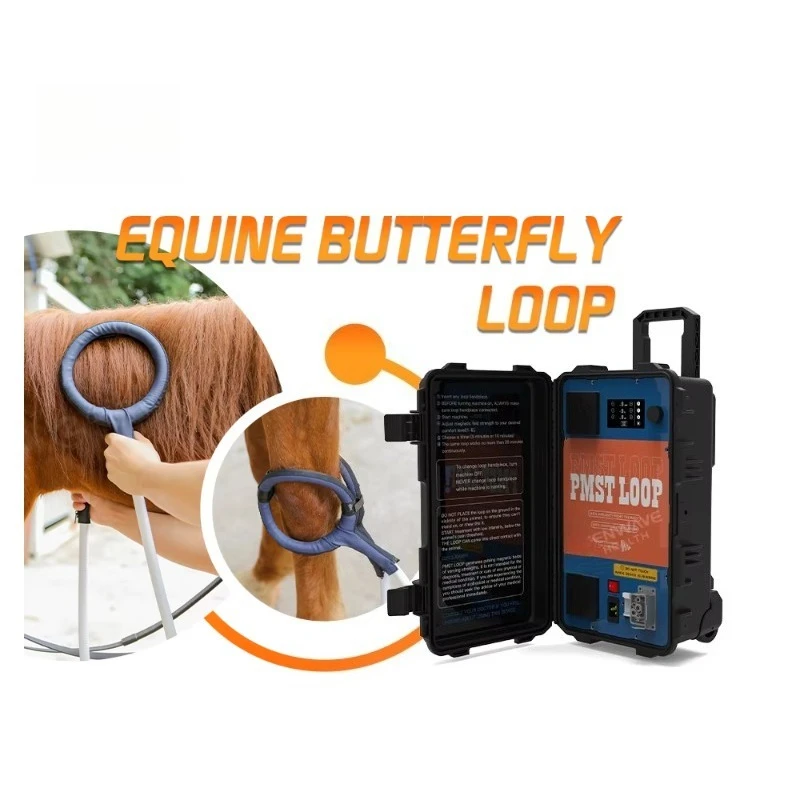 Portable Electromagnetic Pulse Massage Device Adjustable Intensity Muscle Soothing Machine for Race Horse Daily Body Care