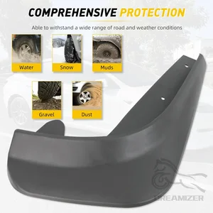 Evrensel Araba Çamurluk Çamur Flaps Splash Muhafızları Ön ve Arka tekerlek çamurluklar, Oto Aksesuarları, 4 adet Arka çamurlukta ilk 10 satış-no. 5