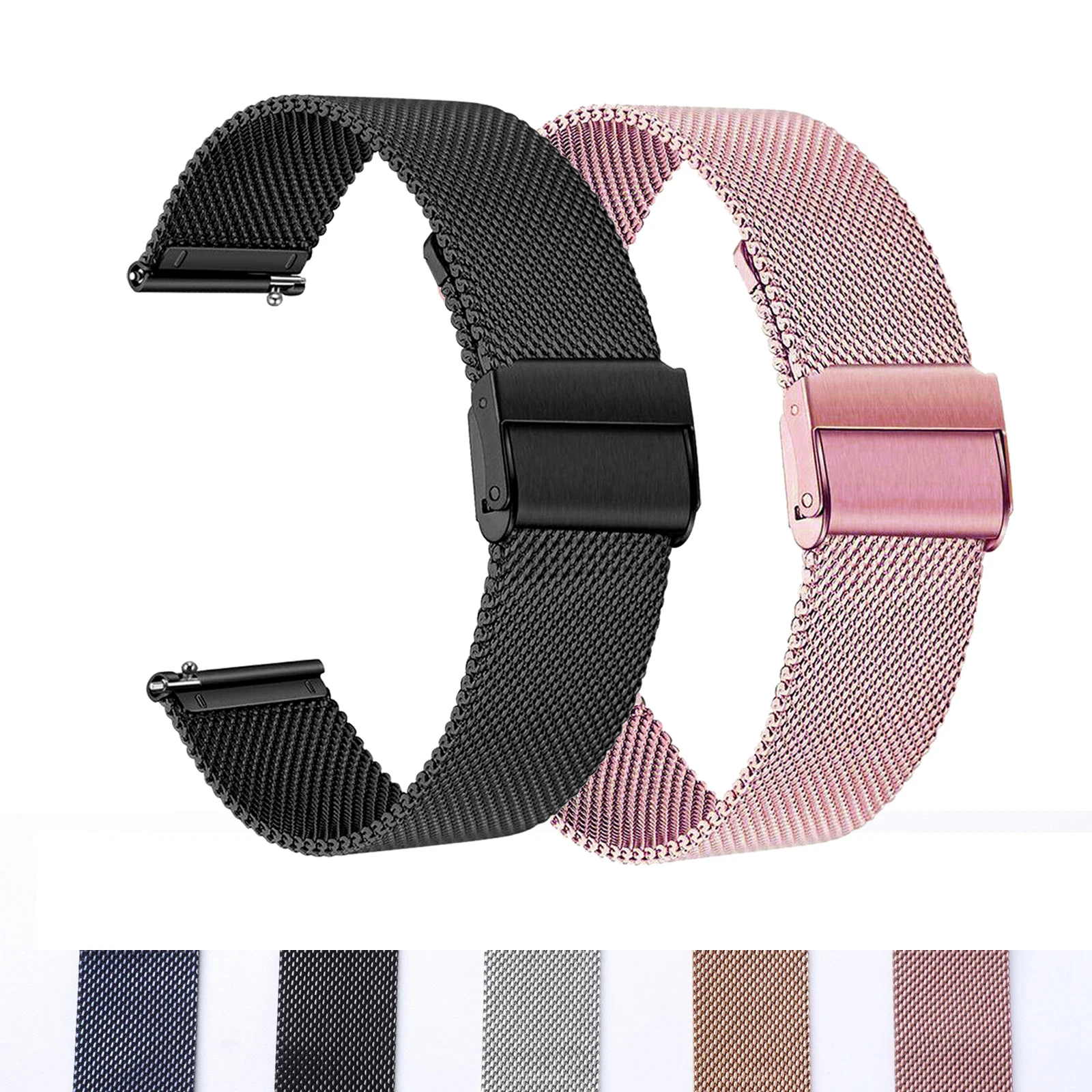 20mm 22mm Watch Strap For COLMI P71 Band For COLMI M42/C81 C60 C61/I31/P68 P73/P28 Plus Metal Watchband Bracelets Accessories