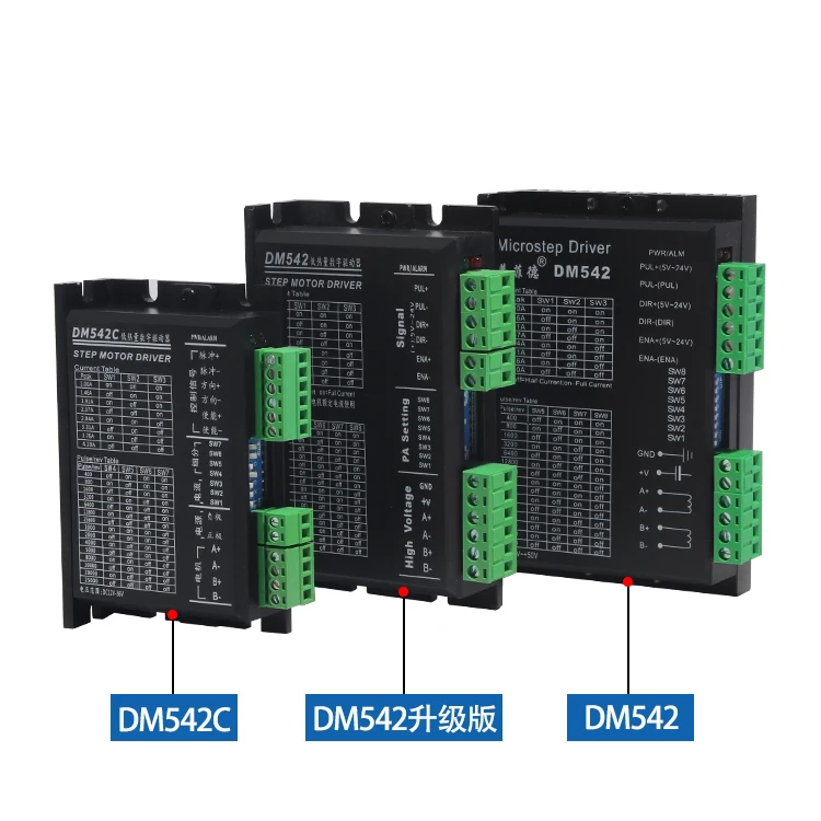 

DSP Digital 42 57 86 Stepper Motor Driver DM542 128 Subdivision 4.2A Replacement M542/2M542 Engraving Machine Motor DC 20V-50V